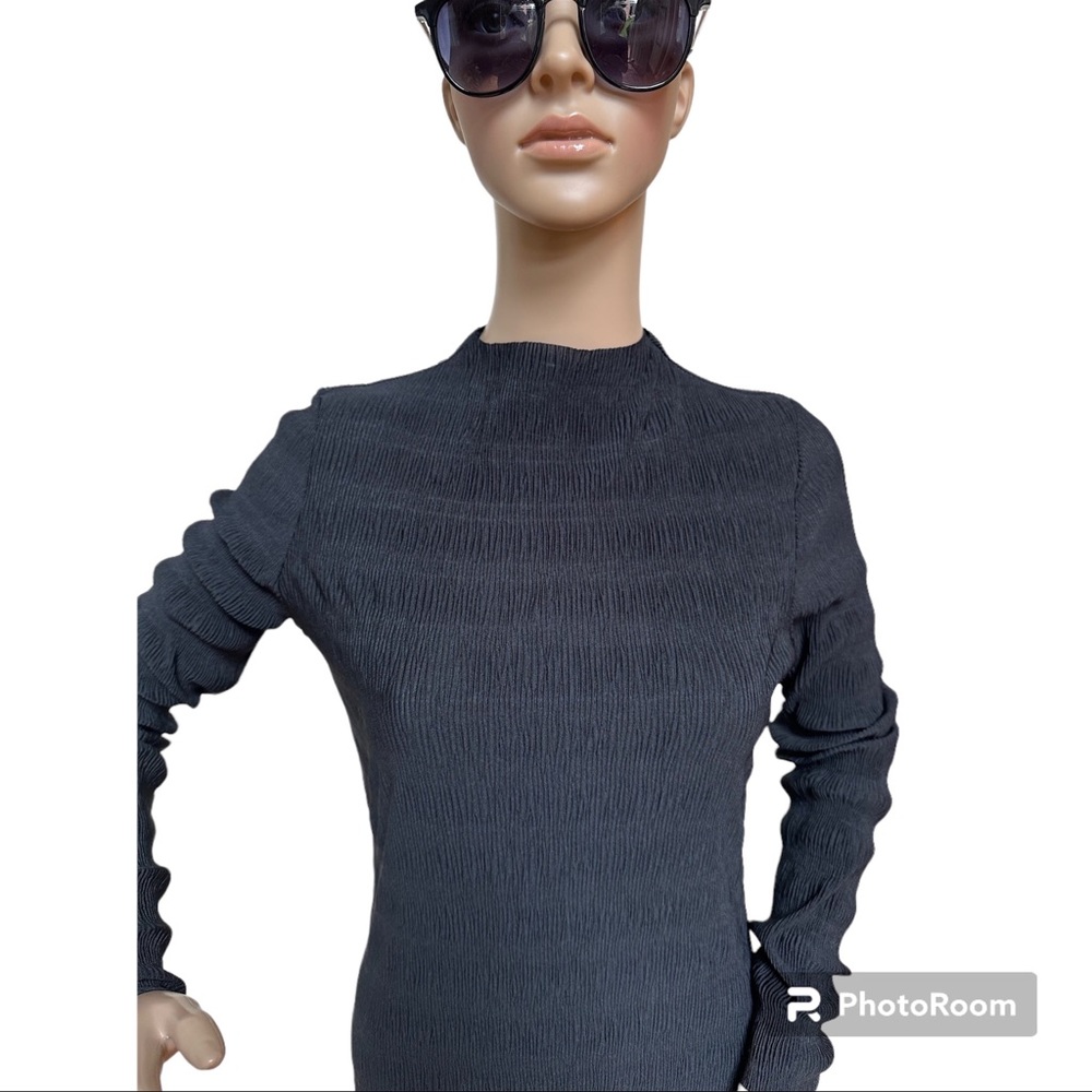 H&M Black Textured Stretch Dress, NWT, S